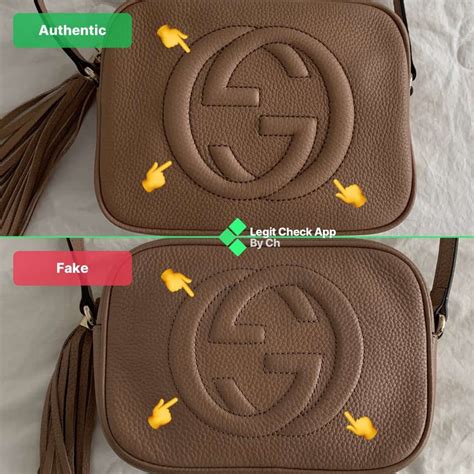 fake gucci bag vs real|gucci soho bag authentication.